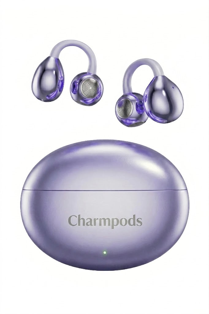 CharmPods Klips Tasarımlı Charmlı Kablosuz Kulaklık
